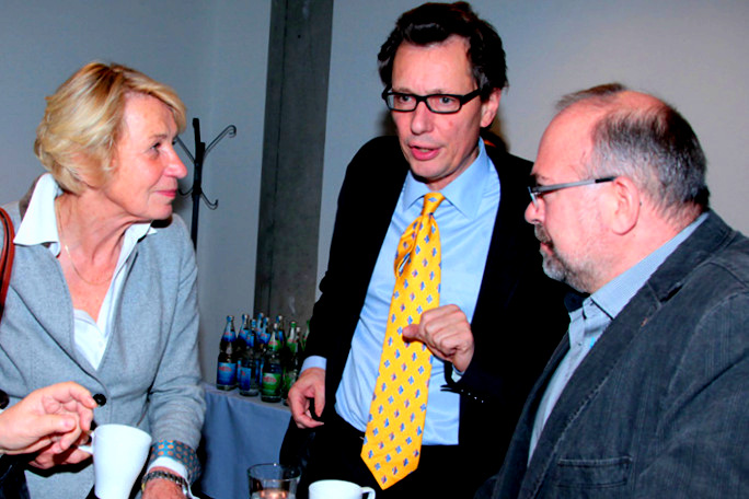 Die Mitglieder Sibylle Peters, Hans-Luidger Dienel und Martin Elbe auf dem Institutstag des IBBA/Herbsttagung der ABWF 2014